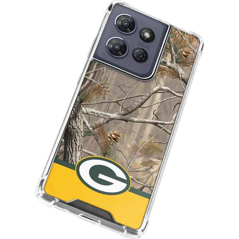 NFL Realtree Camo Green Bay Packers Moto G Power 5G (2025) Clear Case