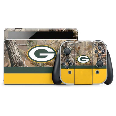 NFL Realtree Camo Green Bay Packers Nintendo Skins