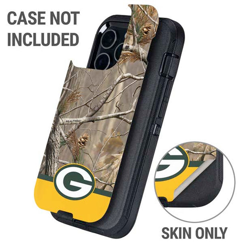 NFL Realtree Camo Green Bay Packers Otterbox Defender iPhone Skin