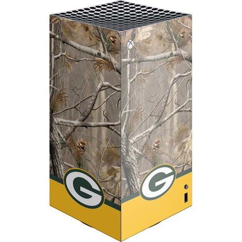 NFL Realtree Camo Green Bay Packers Xbox Series X Skins