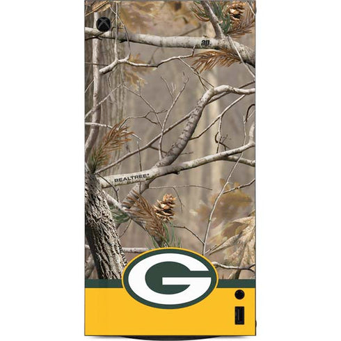 NFL Realtree Camo Green Bay Packers XBox Series X Digital Edition Console Skin