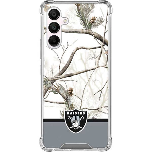 NFL Realtree Camo Las Vegas Raiders Galaxy A16 5G Clear Case