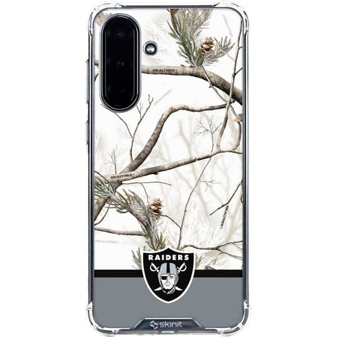 NFL Realtree Camo Las Vegas Raiders Galaxy A36 5G Clear Case