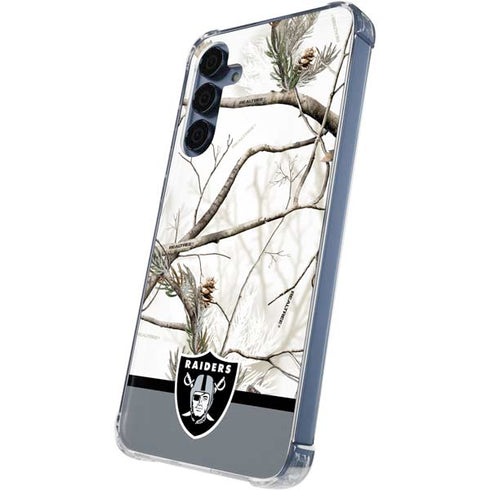 NFL Realtree Camo Las Vegas Raiders Galaxy A55 5G Clear Case