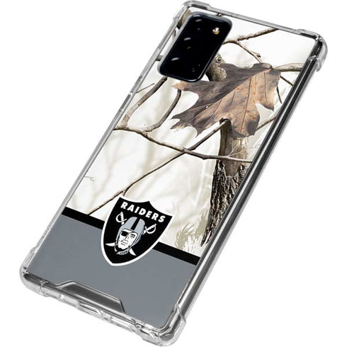 NFL Realtree Camo Las Vegas Raiders Galaxy Note20 5G Clear Case