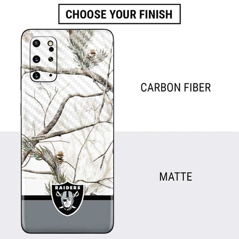 NFL Realtree Camo Las Vegas Raiders Galaxy S20 Plus Skin