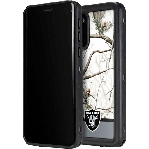 NFL Realtree Camo Las Vegas Raiders Galaxy S20 Plus Waterproof Case