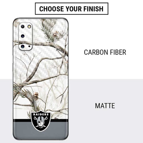 NFL Realtree Camo Las Vegas Raiders Galaxy S20 Skin