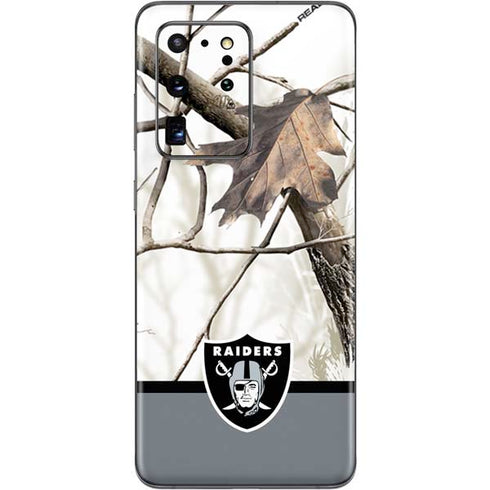 NFL Realtree Camo Las Vegas Raiders Galaxy S20 Ultra 5G Skin