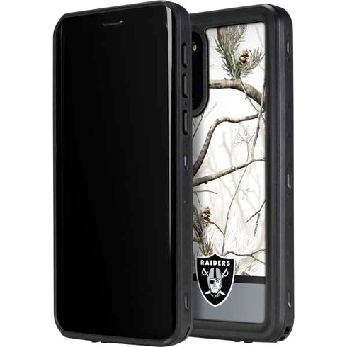 NFL Realtree Camo Las Vegas Raiders Galaxy S20 Waterproof Case