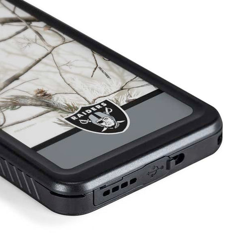 NFL Realtree Camo Las Vegas Raiders Galaxy S24 Waterproof Case