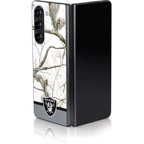 NFL Realtree Camo Las Vegas Raiders Galaxy Z Fold5 5G Skin