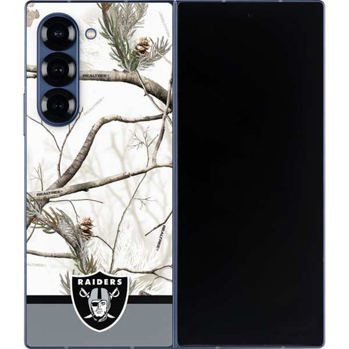 NFL Realtree Camo Las Vegas Raiders Galaxy Z Fold6 Skin