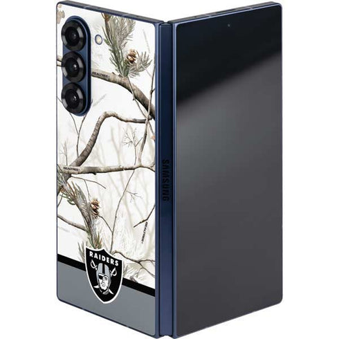 NFL Realtree Camo Las Vegas Raiders Galaxy Z Fold6 Skin