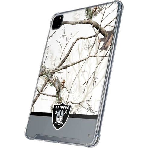 NFL Realtree Camo Las Vegas Raiders iPad Pro 12.9in (2020) Clear Case