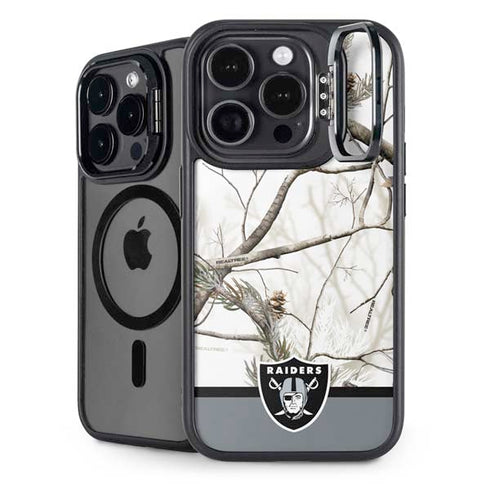 NFL Realtree Camo Las Vegas Raiders iPhone 14 Pro Max Kickstand Case