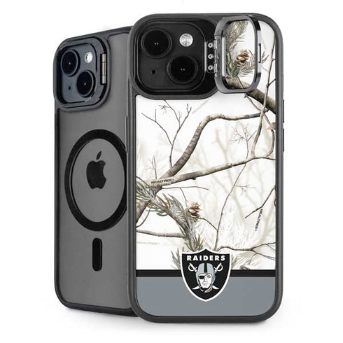 NFL Realtree Camo Las Vegas Raiders iPhone 15 Plus Kickstand Case