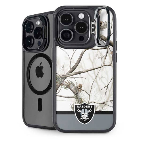 NFL Realtree Camo Las Vegas Raiders iPhone 15 Pro Max Kickstand Case