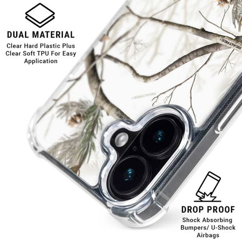 NFL Realtree Camo Las Vegas Raiders iPhone 16 Plus Clear Case