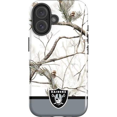 NFL Realtree Camo Las Vegas Raiders iPhone 16 Plus Impact Case