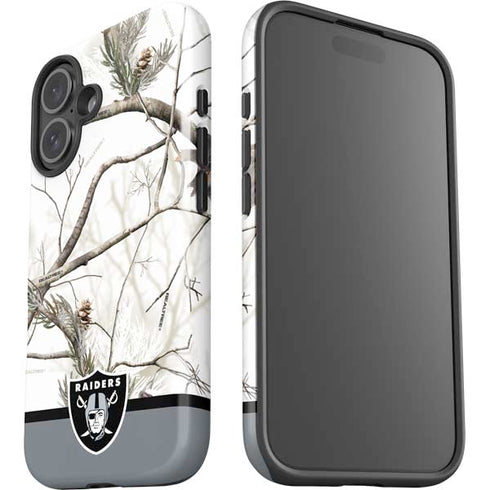 NFL Realtree Camo Las Vegas Raiders iPhone 16 Plus Impact Case