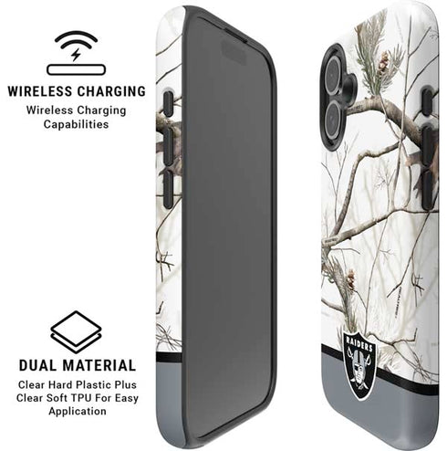 NFL Realtree Camo Las Vegas Raiders iPhone 16 Plus Magsafe Impact Case