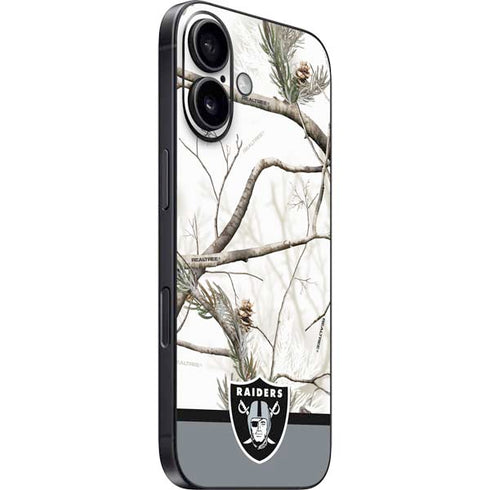 NFL Realtree Camo Las Vegas Raiders iPhone 16 Plus Skin