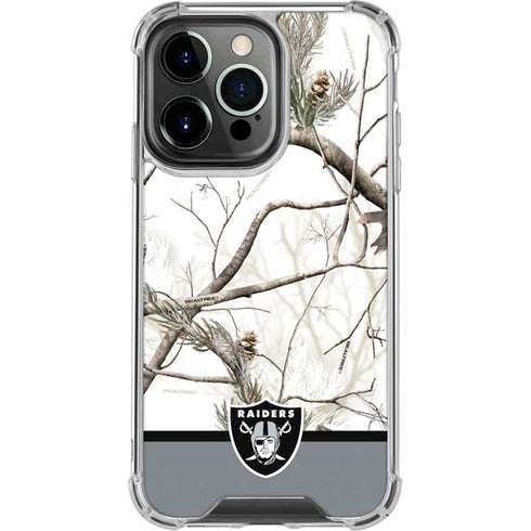 NFL Realtree Camo Las Vegas Raiders iPhone 16 Pro Clear Case