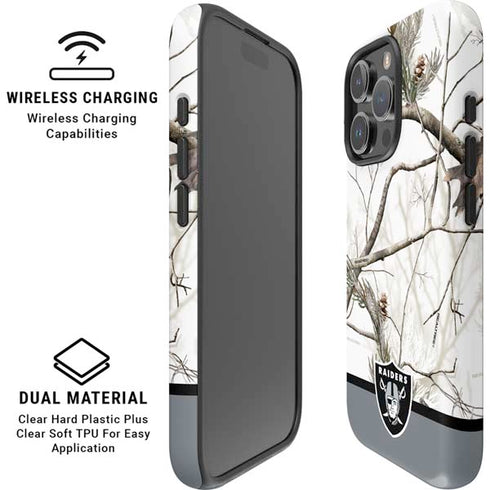 NFL Realtree Camo Las Vegas Raiders iPhone 16 Pro Magsafe Impact Case
