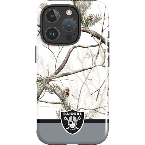 NFL Realtree Camo Las Vegas Raiders iPhone 16 Pro Max Impact Case