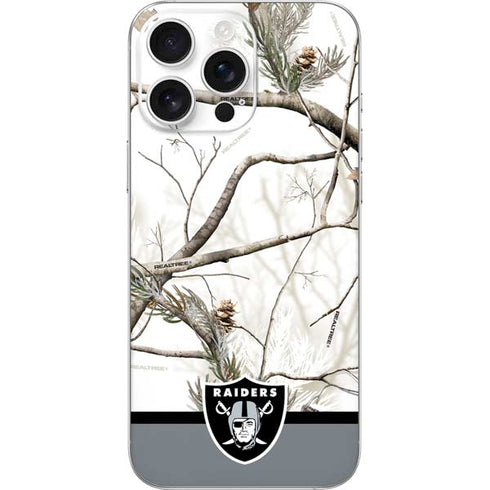 NFL Realtree Camo Las Vegas Raiders iPhone 16 Pro Max Skin