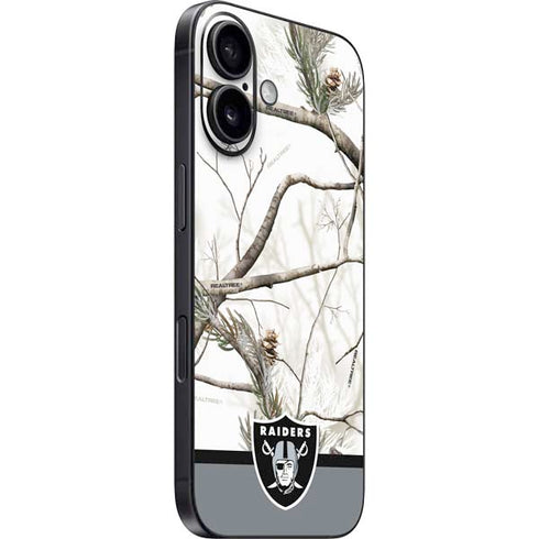 NFL Realtree Camo Las Vegas Raiders iPhone 16 Skin