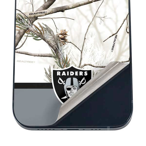 NFL Realtree Camo Las Vegas Raiders iPhone 16 Skin