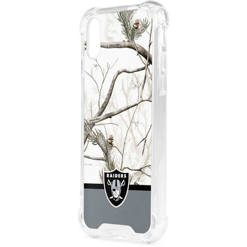 NFL Realtree Camo Las Vegas Raiders iPhone XS Clear Case