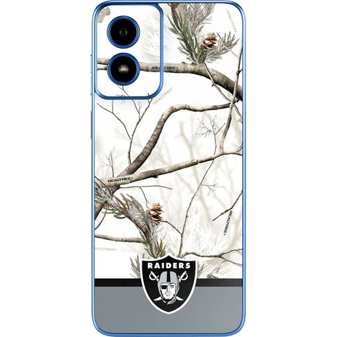 NFL Realtree Camo Las Vegas Raiders Moto G Play 4G (2024) Skin