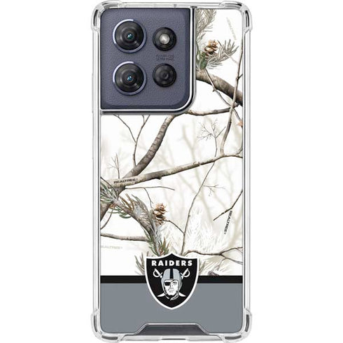 NFL Realtree Camo Las Vegas Raiders Moto G Power 5G (2025) Clear Case