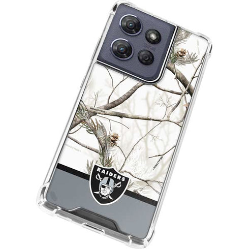NFL Realtree Camo Las Vegas Raiders Moto G Power 5G (2025) Clear Case