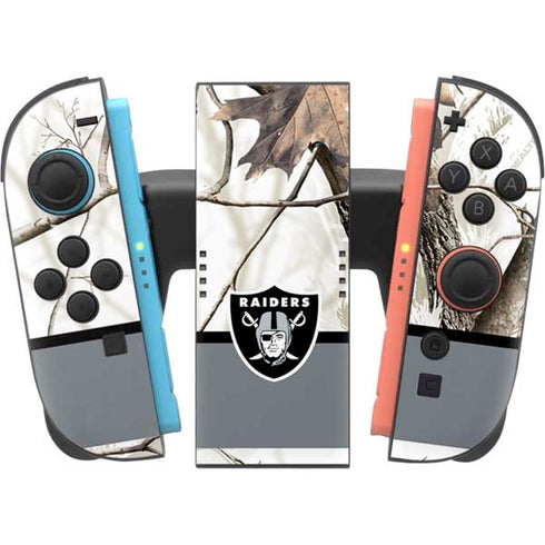 NFL Realtree Camo Las Vegas Raiders Nintendo Switch 2 (2025) Joy-Con Controller Skin
