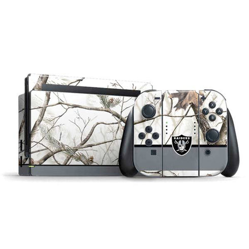 NFL Realtree Camo Las Vegas Raiders Nintendo Switch Bundle Skin