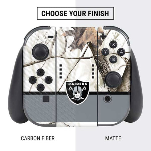 NFL Realtree Camo Las Vegas Raiders Nintendo Switch Bundle Skin
