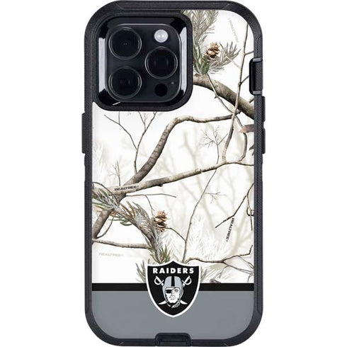 NFL Realtree Camo Las Vegas Raiders Otterbox Defender iPhone Skin