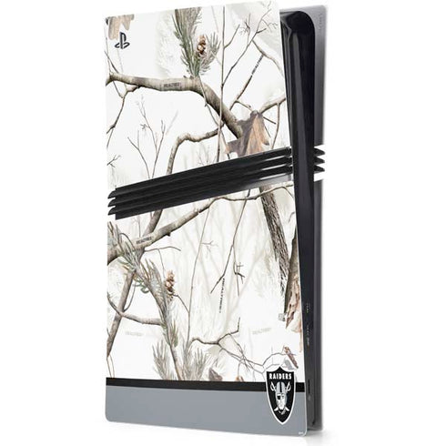 NFL Realtree Camo Las Vegas Raiders PS5 Pro Console Skin