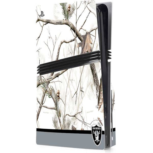 NFL Realtree Camo Las Vegas Raiders PS5 Pro Disk Console Skin