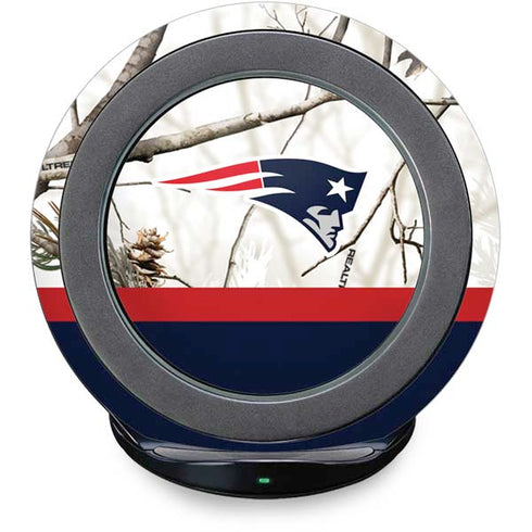 NFL Realtree Camo New England Patriots Fast Charge Wireless Charging Stand Skin