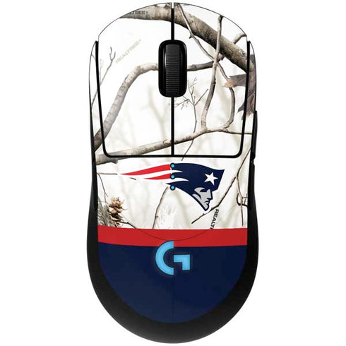 NFL Realtree Camo New England Patriots G Pro Wireless Gaming Mouse Skin