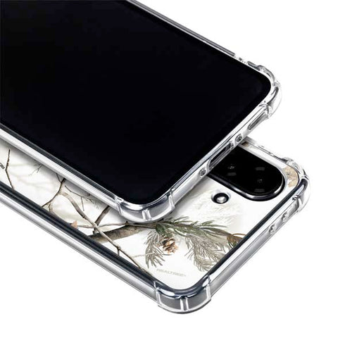 NFL Realtree Camo New England Patriots Galaxy A36 5G Clear Case