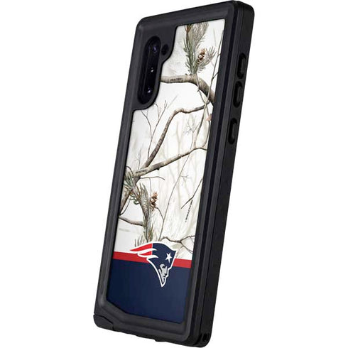 NFL Realtree Camo New England Patriots Galaxy Note 10 Waterproof Case