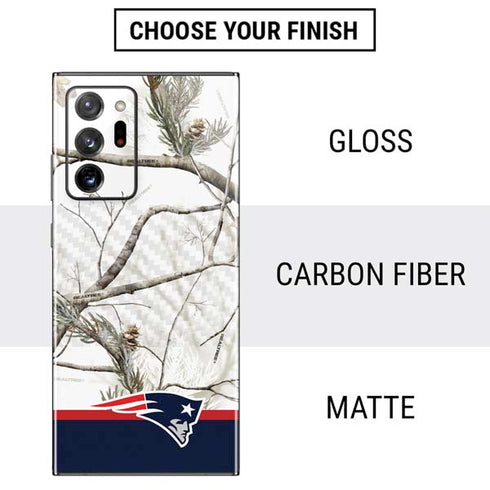 NFL Realtree Camo New England Patriots Galaxy Note20 Ultra 5G Skin