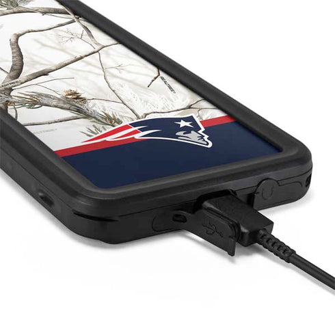 NFL Realtree Camo New England Patriots Galaxy S20 Plus Waterproof Case