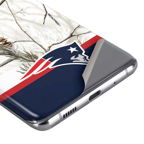 NFL Realtree Camo New England Patriots Galaxy S20 Skin